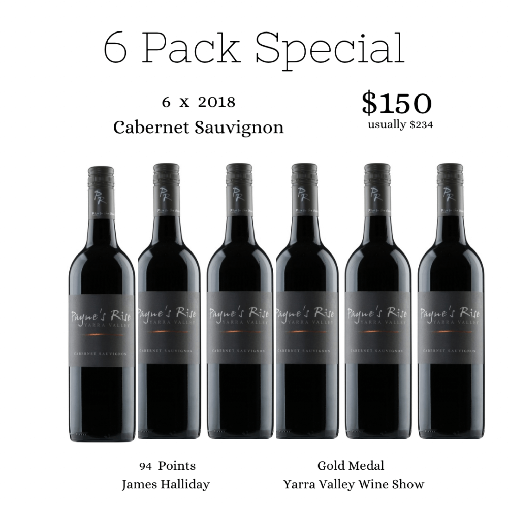 6 Pack Special - 2018 Cabernet Sauvignon